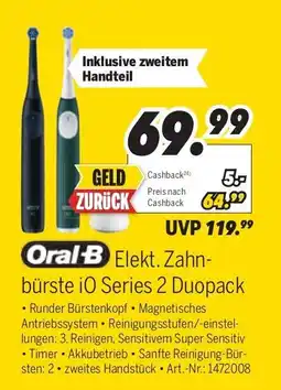 MEDIMAX Oral-B Elekt. Zahn-bürste iO Series 2 Duopack Angebot