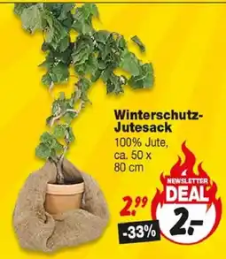 Repo Markt Winterschutz-Jutesack Angebot
