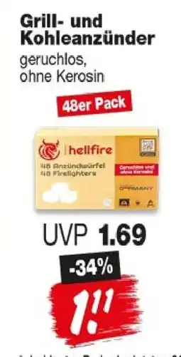 Repo Markt hellfire Grill- und Kohleanzünder Angebot