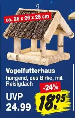 Repo Markt Vogelfutterhaus Angebot