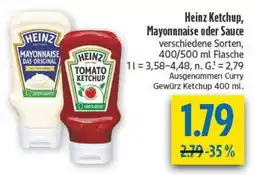 diska Heinz Ketchup, Mayonnaise oder Sauce Angebot