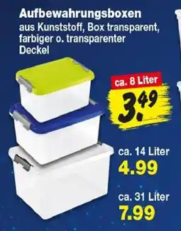 Repo Markt Aufbewahrungsboxen aus Kunststoff Angebot