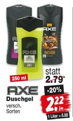 Repo Markt AXE Duschgel Angebot