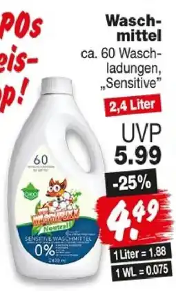 Repo Markt Waschmittel Sensitive Angebot