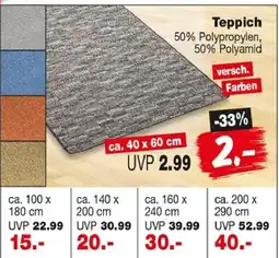 Repo Markt Teppich Angebot
