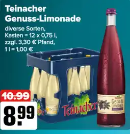 Logo Getränkemarkt Teinacher Genuss-Limonade Angebot
