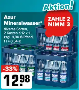 Logo Getränkemarkt Azur Mineralwasser* Angebot