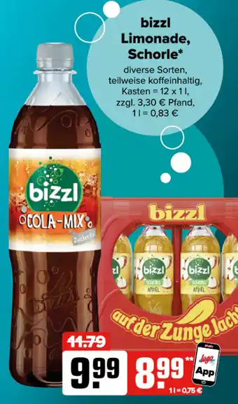 Bizzl Limonade, Schorle*