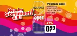 Logo Getränkemarkt Paulaner Spezi Angebot