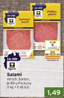 CAP Markt Edeka Salami Angebot