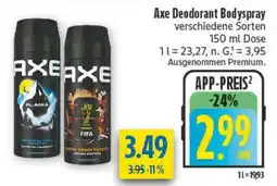 diska Axe Deodorant Bodyspray Angebot
