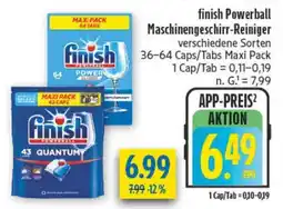 diska finish Powerball Maschinengeschirr-Reiniger Angebot