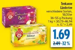 diska Teekanne Ländertee Angebot