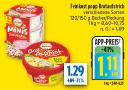 diska Feinkost popp Brotaufstrich Angebot