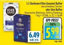 diska J.J. Darboven Eilles Gourmet Kaffee Angebot