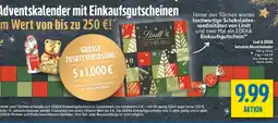 diska Lindt & EDEKA Gutschein Adventskalender Angebot