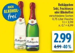 diska Rotkäppchen Sekt, Fruchtsecco oder Alkoholfrei Angebot