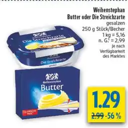 diska Weihenstephan Butter Angebot