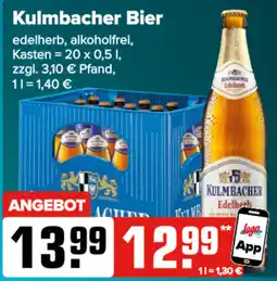 Logo Getränkemarkt Kulmbacher Bier edelherb, alkoholfrei Angebot
