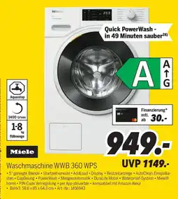 MEDIMAX Waschmaschine WWB 360 WPS Angebot