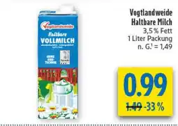 diska Vogtlandweide Haltbare Vollmilch Angebot