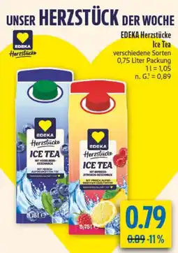 diska EDEKA Herzstücke Ice Tea Angebot