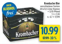 diska Krombacher Bier Angebot