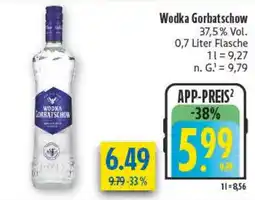 diska Wodka Gorbatschow Angebot