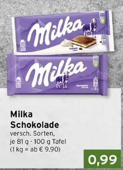 CAP Markt Milka Schokolade Angebot
