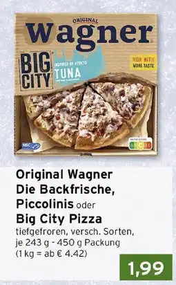 CAP Markt Original Wagner Big City Pizza Angebot