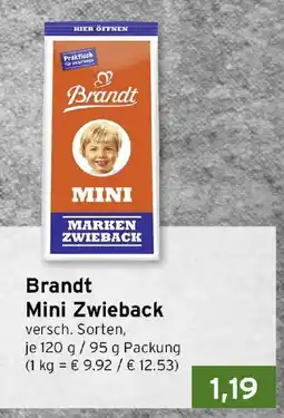 CAP Markt Brandt Mini Zwieback Angebot