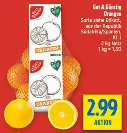 diska Gut & Günstig Orangen Angebot