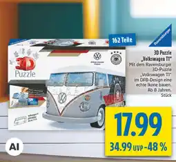 diska Ravensburger 3D Puzzle Volkswagen T1 Angebot