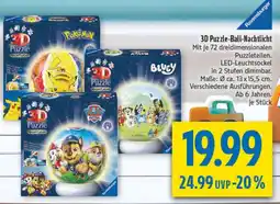 diska 3D Puzzle-Ball-Nachtlicht Ravensburger Angebot