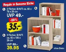 Repo Markt Regale in Sonoma Eiche Angebot