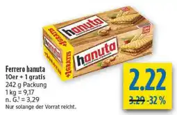 diska Ferrero hanuta Angebot