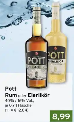 CAP Markt Pott Rum oder Eierlikör Angebot