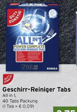 CAP Markt Geschirr-Reiniger Tabs Angebot