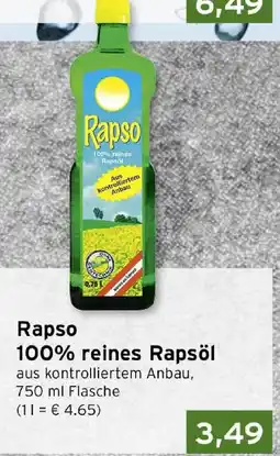 CAP Markt Rapso 100% reines Rapsöl Angebot