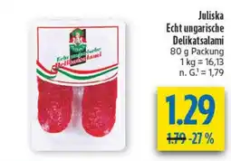 diska Juliska Echt ungarische Delikatsalami Angebot