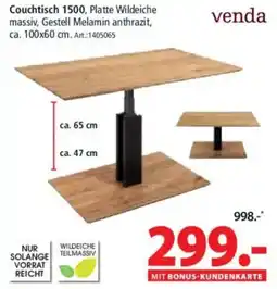Zurbrüggen Venda Couchtisch 1500 Angebot