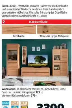 Zurbrüggen Soleo 3000 Wohnwand Angebot