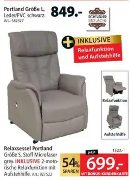 Zurbrüggen Relaxsessel Portland Angebot