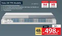 Zurbrüggen Schlaraffia Pulse 220 TTFK-Modelle Angebot
