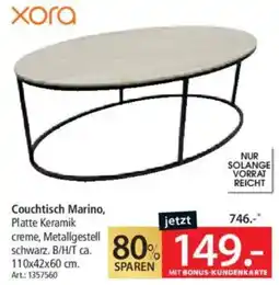 Zurbrüggen Xora Couchtisch Marino Angebot
