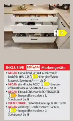 Zurbrüggen MICAN Einbauherd-Set mit Glaskeramik-kochfeld HSU 73S Angebot