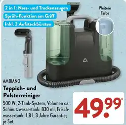 Aldi Süd AMBIANO Teppich- und Polsterreiniger Angebot