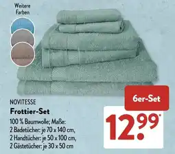 Aldi Süd NOVITESSE Frottier-Set Angebot