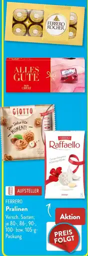 Aldi Süd FERRERO Pralinen Angebot