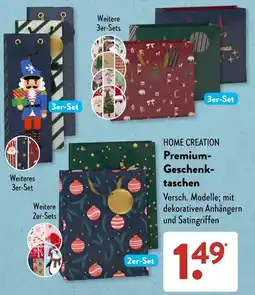 Aldi Süd HOME CREATION Premium-Geschenktaschen Angebot